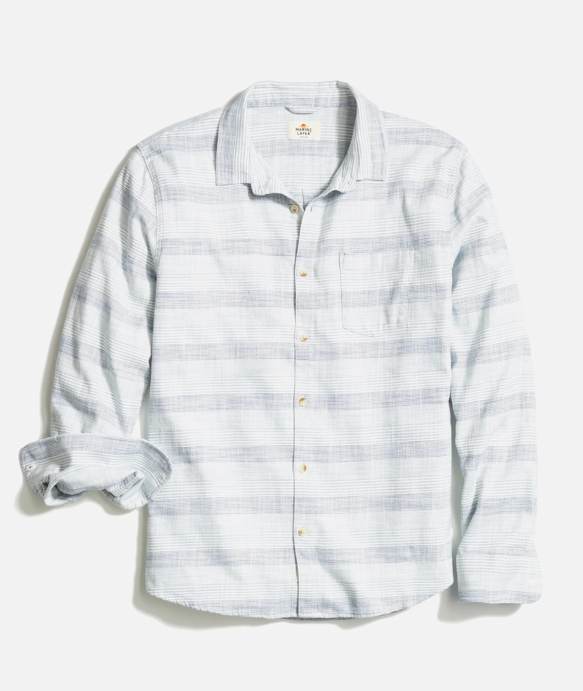 Stretch Selvage Long Sleeve Shirt