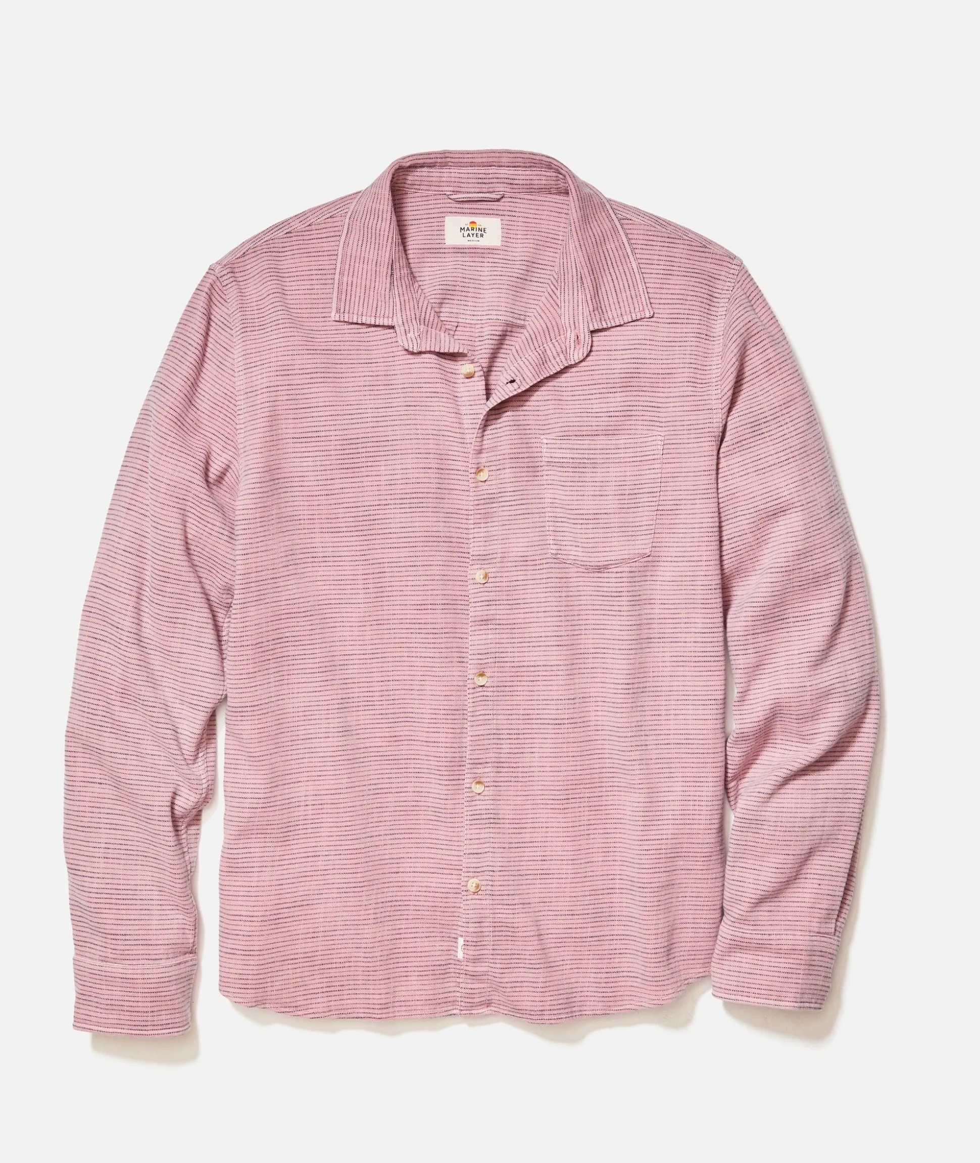Stretch Selvage Long Sleeve Shirt