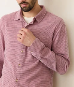Stretch Selvage Long Sleeve Shirt