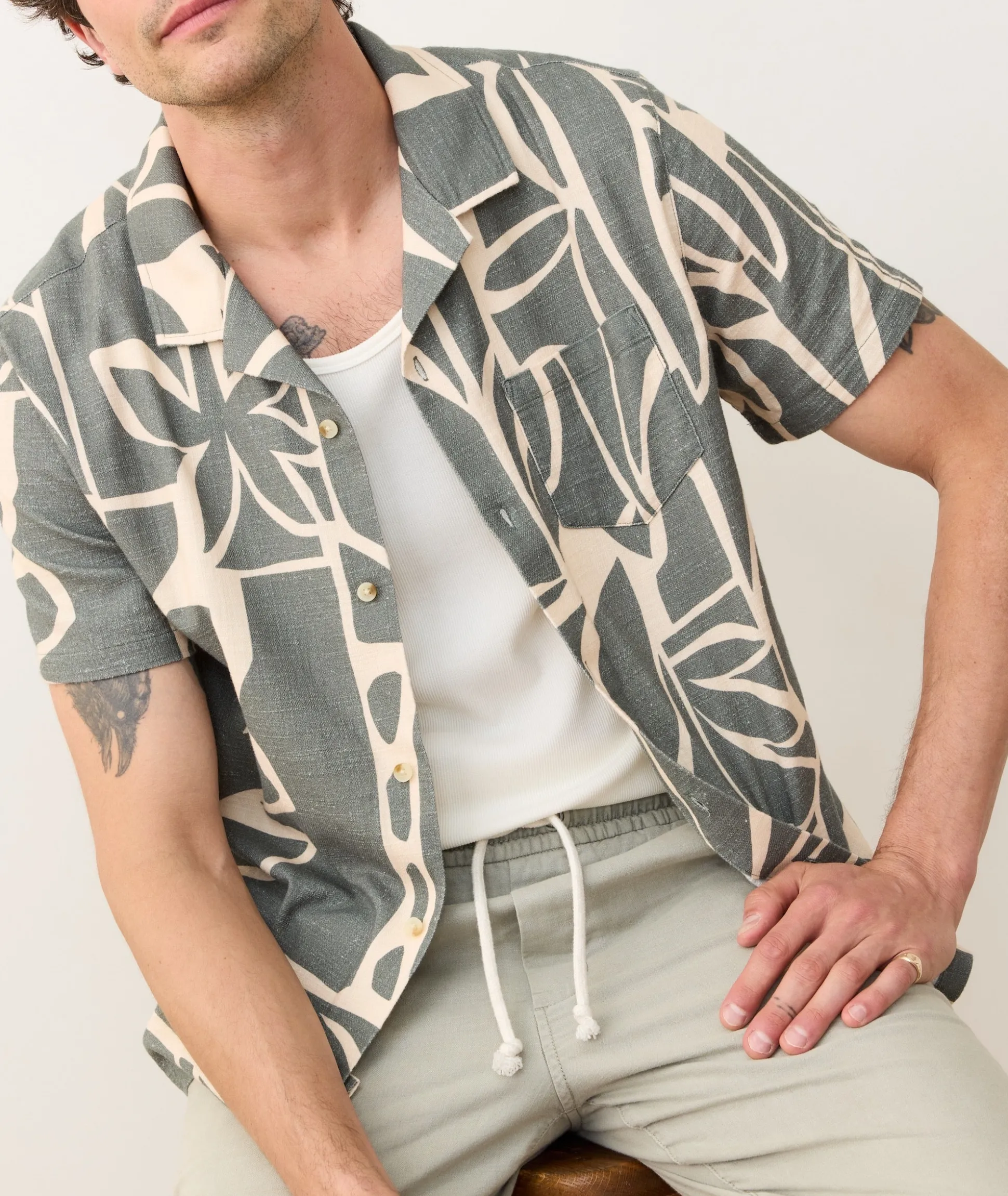 Stretch Selvage Resort Shirt