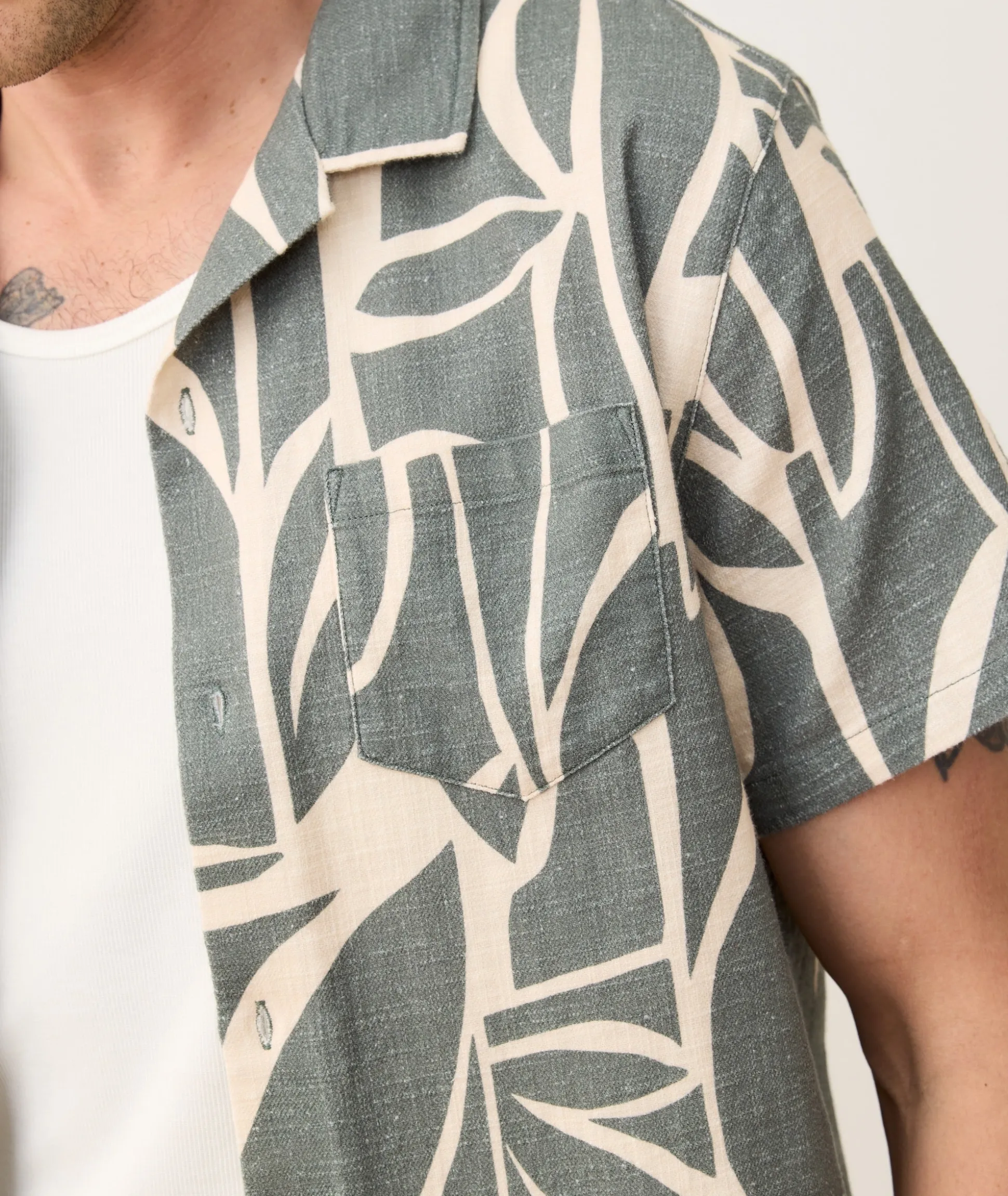 Stretch Selvage Resort Shirt