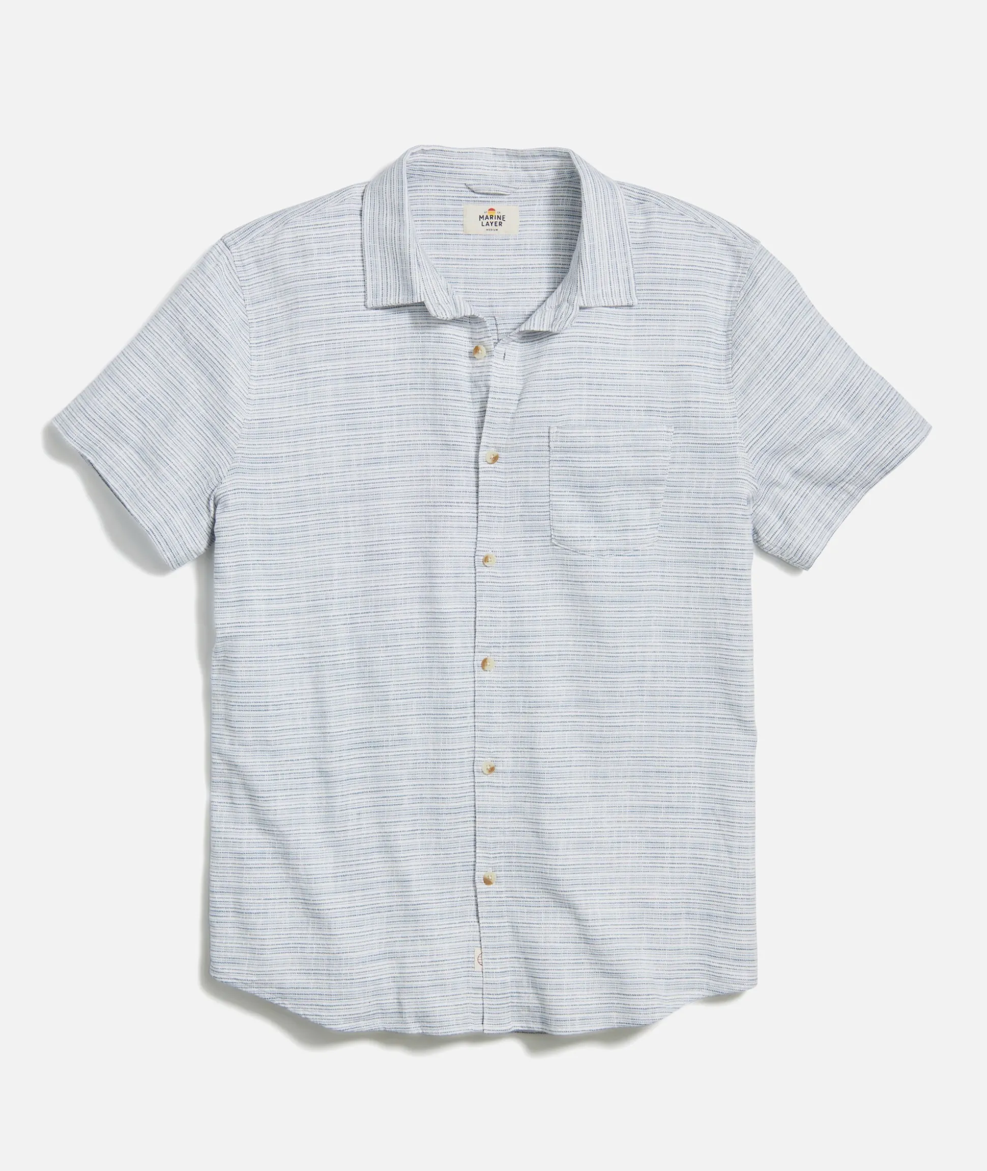 Stretch Selvage Short Sleeve Shirt