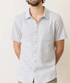 Stretch Selvage Short Sleeve Shirt