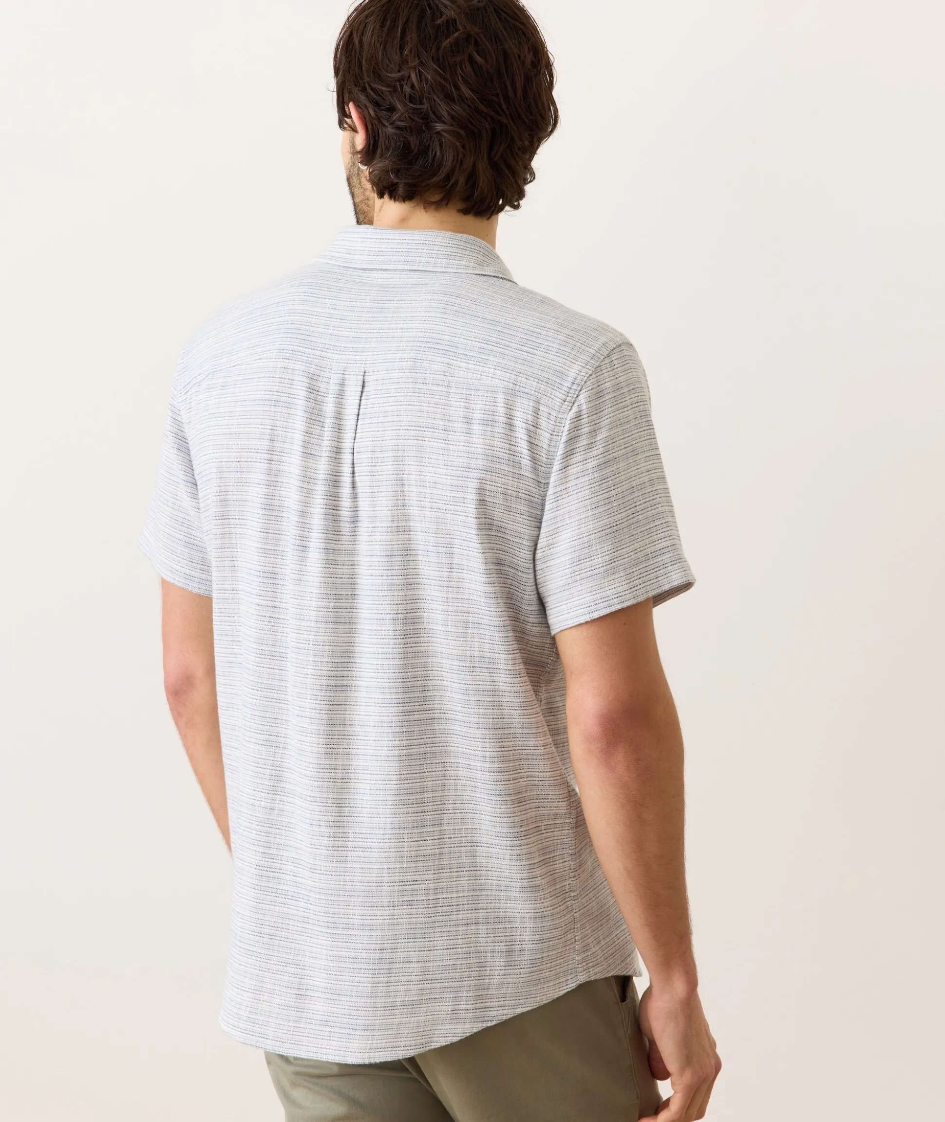 Stretch Selvage Short Sleeve Shirt
