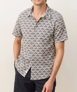 Stretch Selvage Short Sleeve Shirt