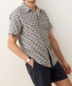 Stretch Selvage Short Sleeve Shirt