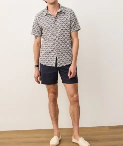 Stretch Selvage Short Sleeve Shirt