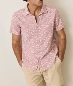 Stretch Selvage Short Sleeve Shirt