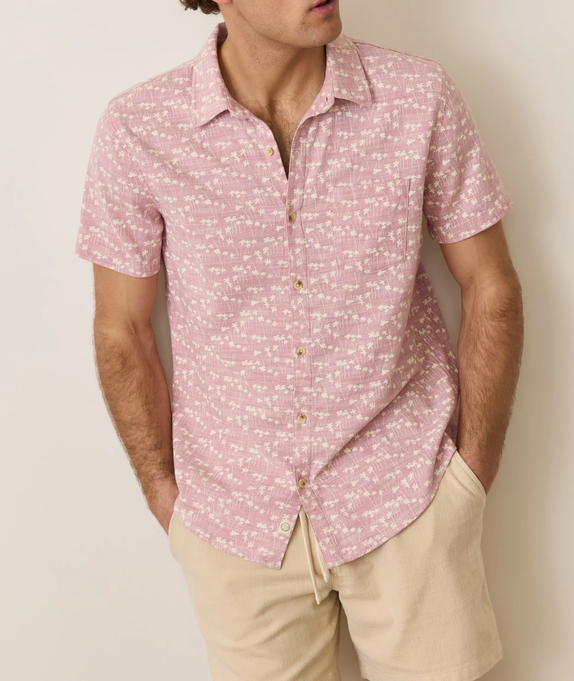 Stretch Selvage Short Sleeve Shirt