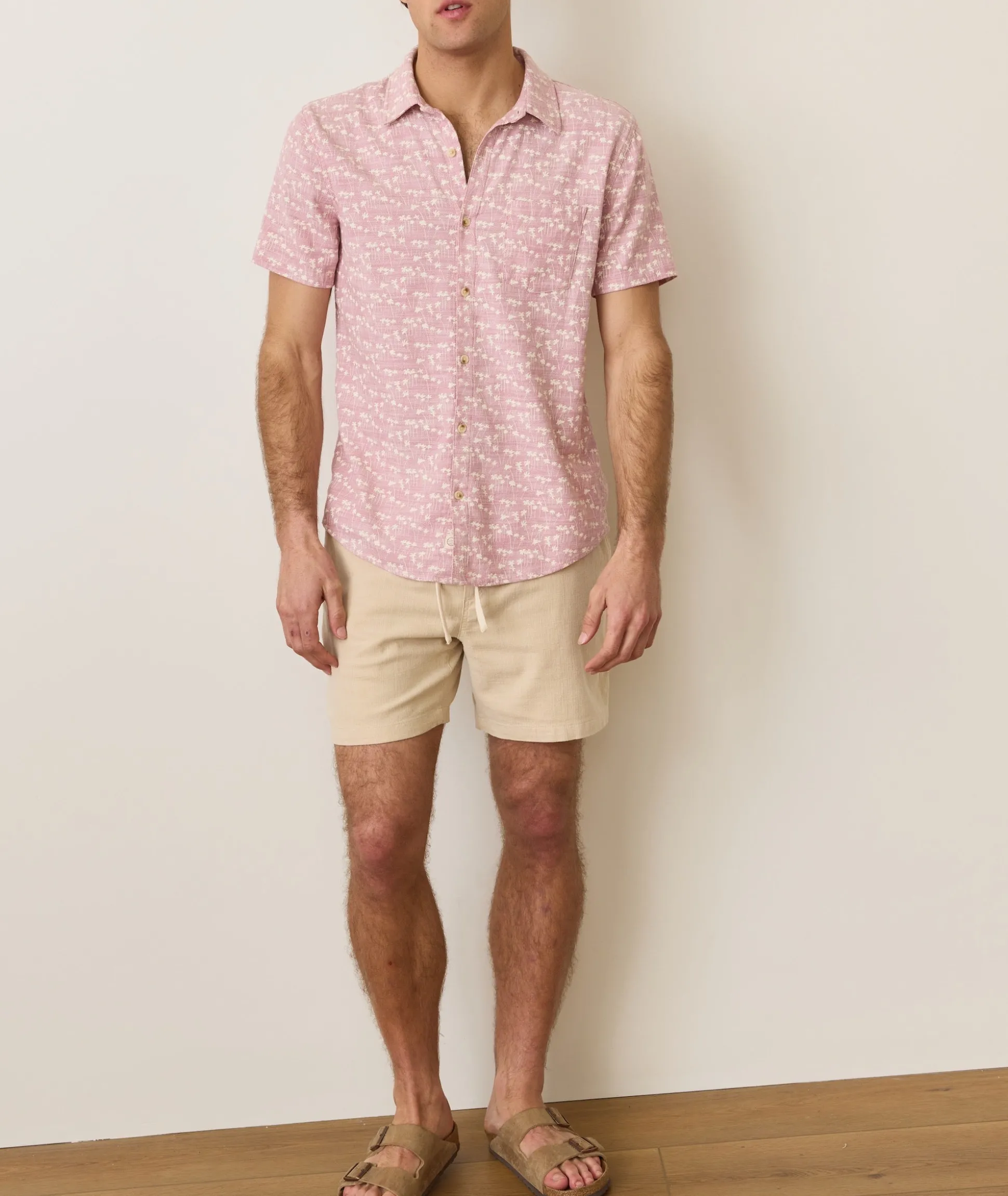 Stretch Selvage Short Sleeve Shirt