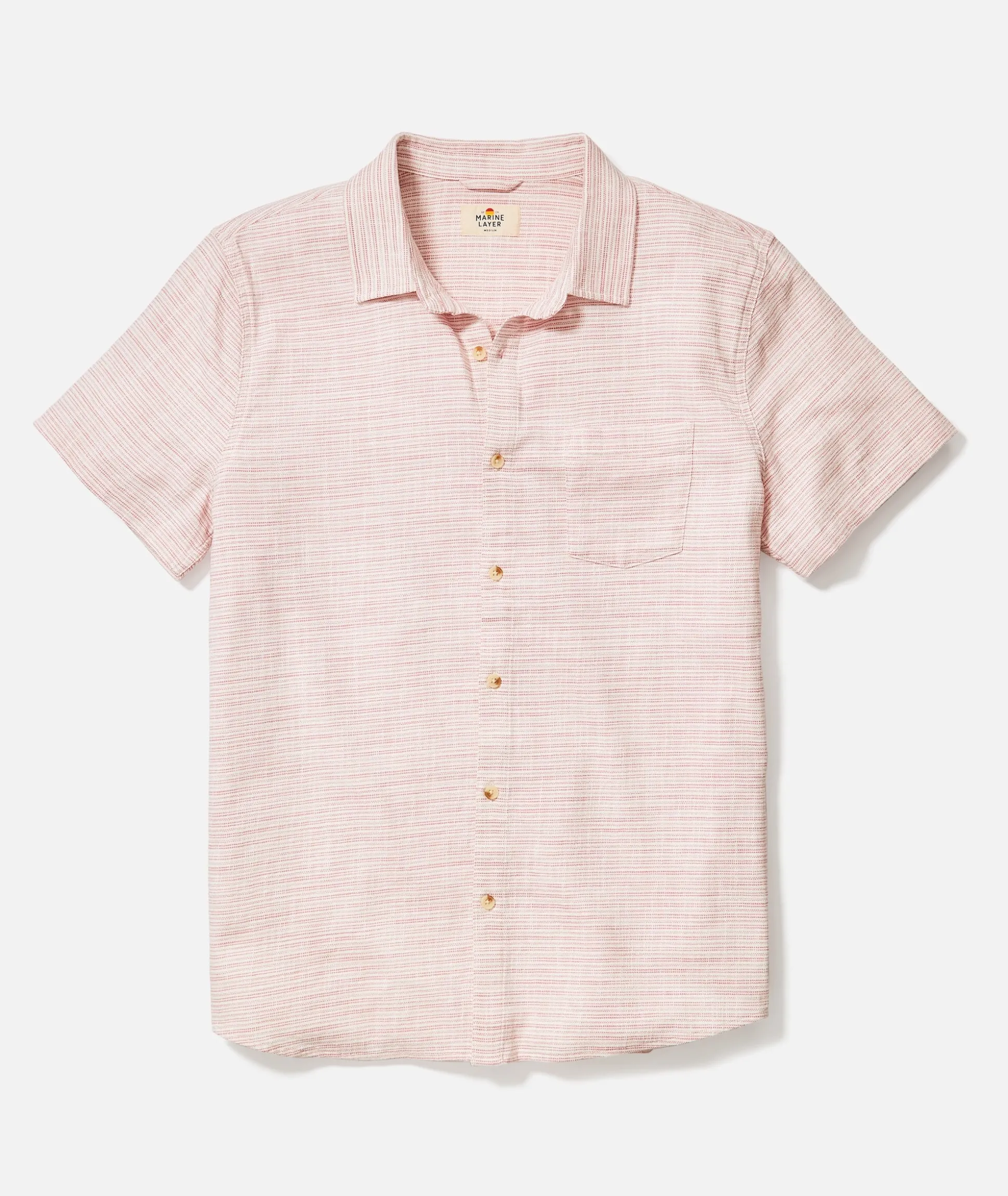 Stretch Selvage Short Sleeve Shirt