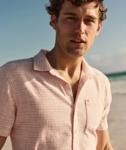 Stretch Selvage Short Sleeve Shirt