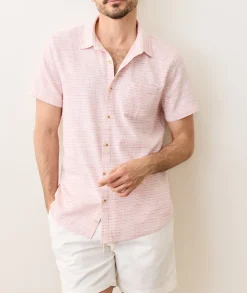 Stretch Selvage Short Sleeve Shirt