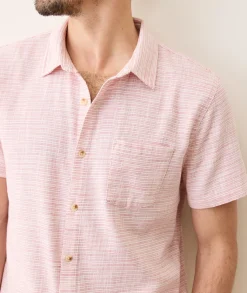 Stretch Selvage Short Sleeve Shirt