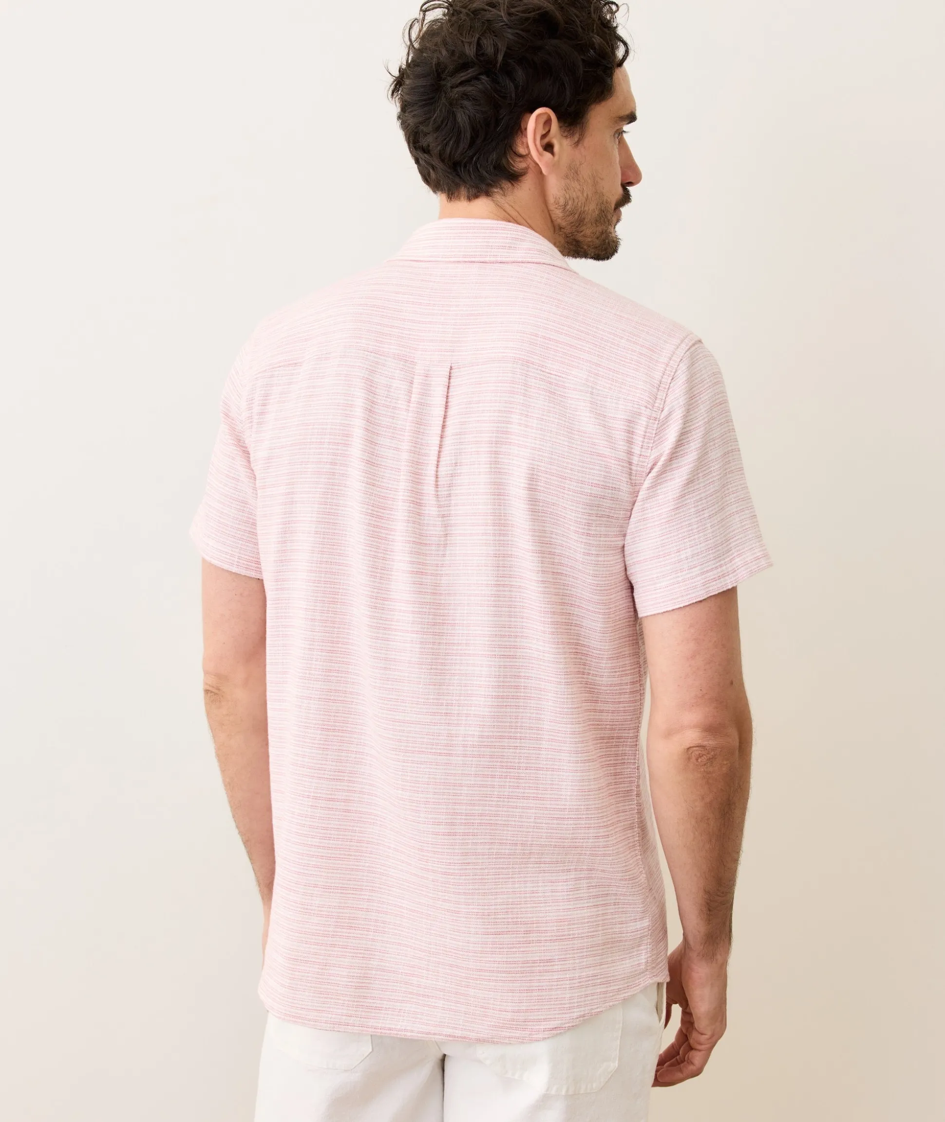 Stretch Selvage Short Sleeve Shirt