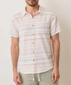 Stretch Selvage Short Sleeve Shirt