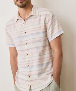 Stretch Selvage Short Sleeve Shirt