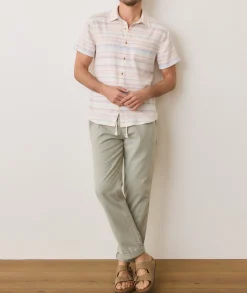Stretch Selvage Short Sleeve Shirt