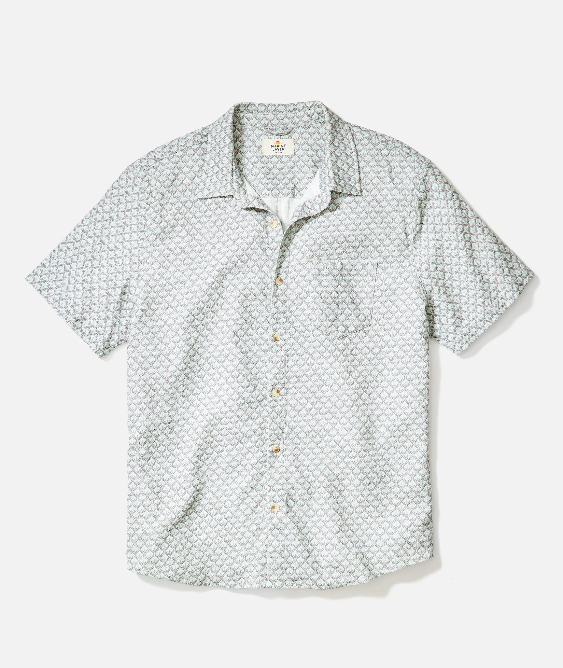 Stretch Selvage Short Sleeve Shirt