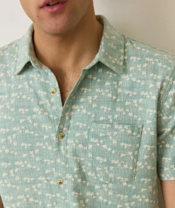 Stretch Selvage Short Sleeve Shirt