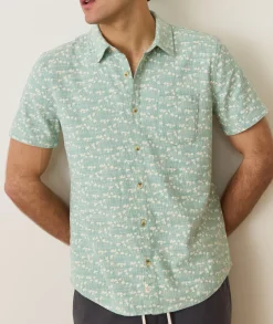 Stretch Selvage Short Sleeve Shirt