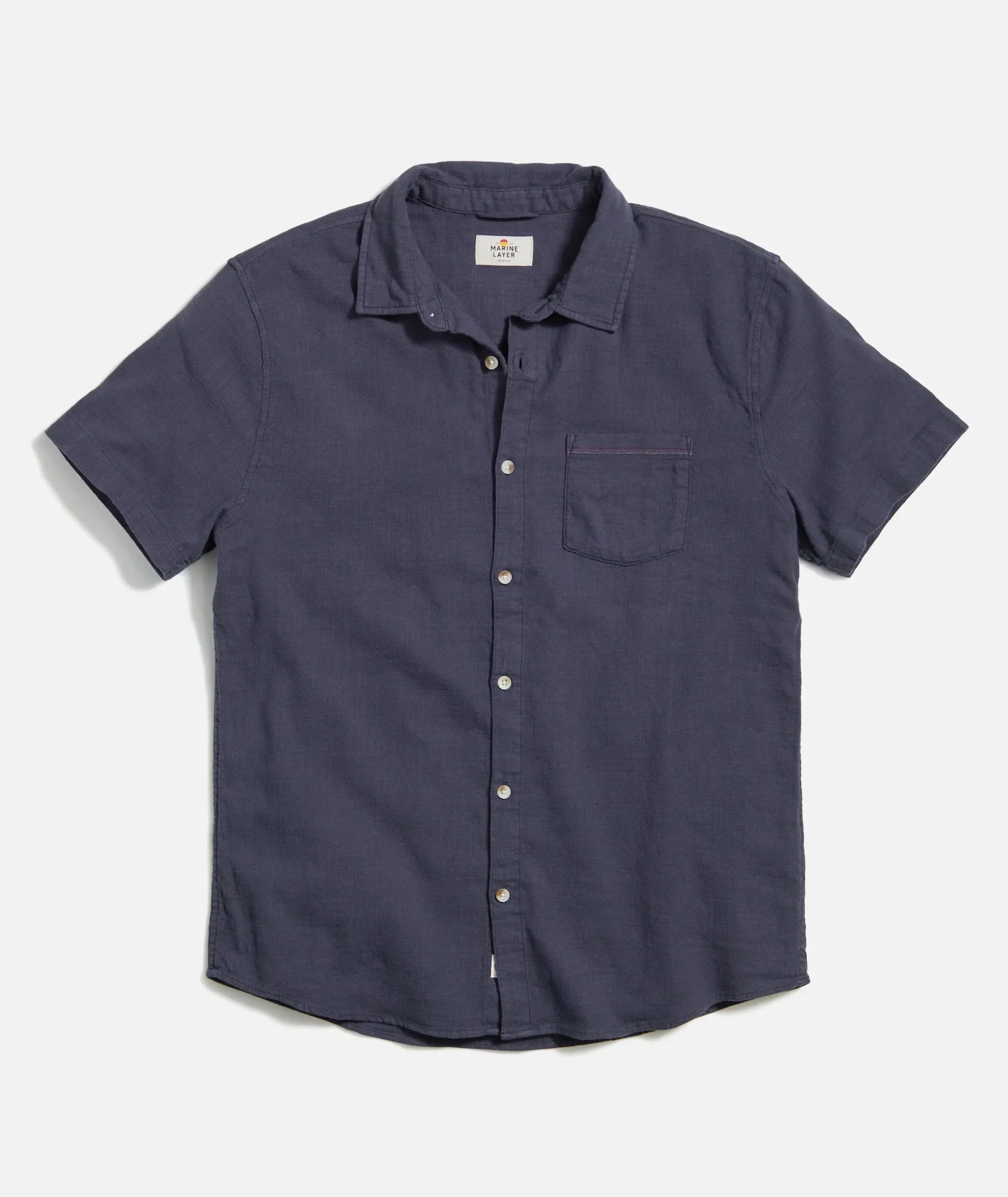 Stretch Selvage Short Sleeve Shirt