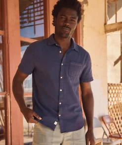 Stretch Selvage Short Sleeve Shirt