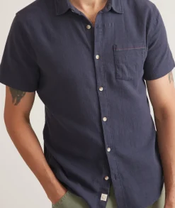 Stretch Selvage Short Sleeve Shirt