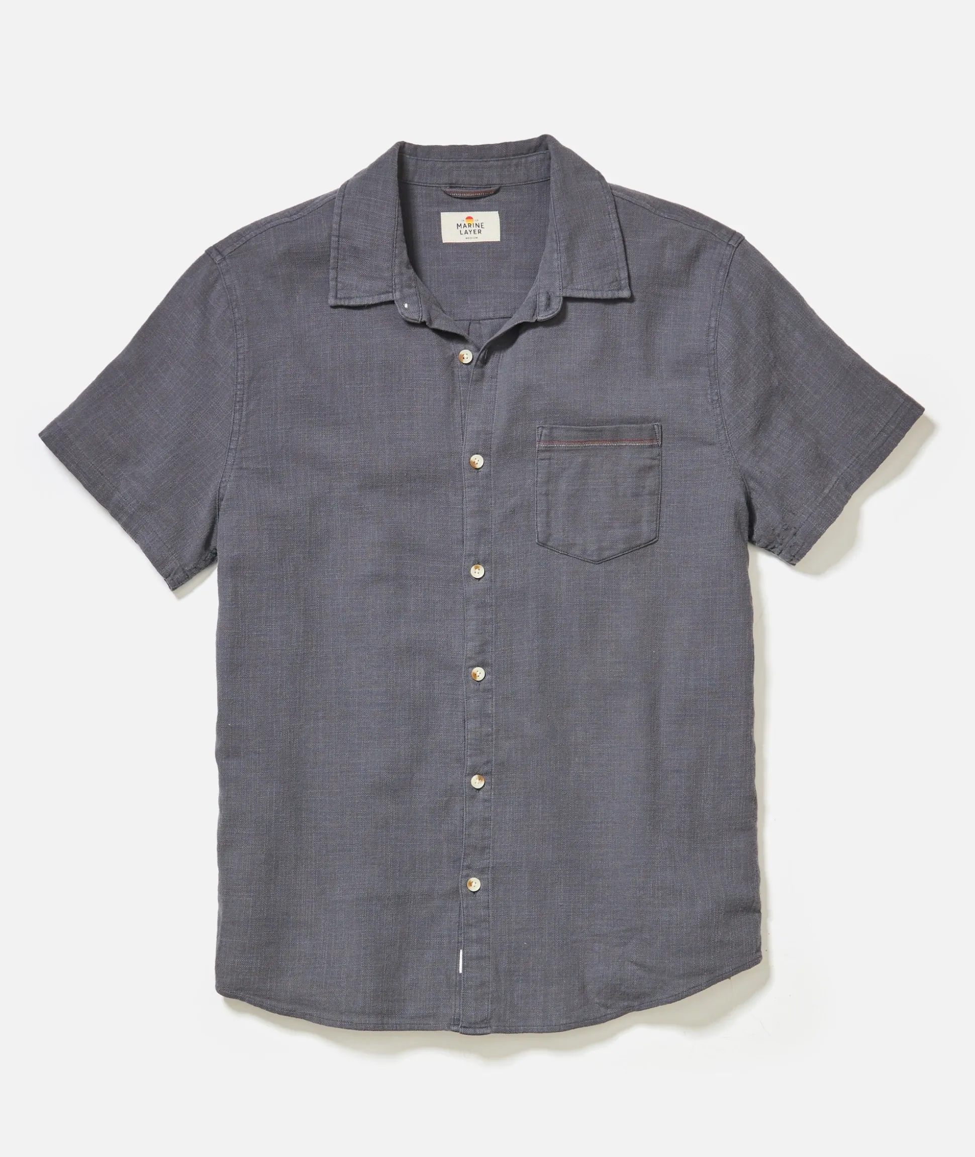 Stretch Selvage Short Sleeve Shirt