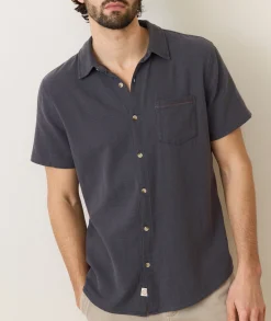 Stretch Selvage Short Sleeve Shirt