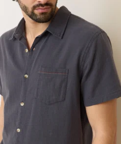 Stretch Selvage Short Sleeve Shirt