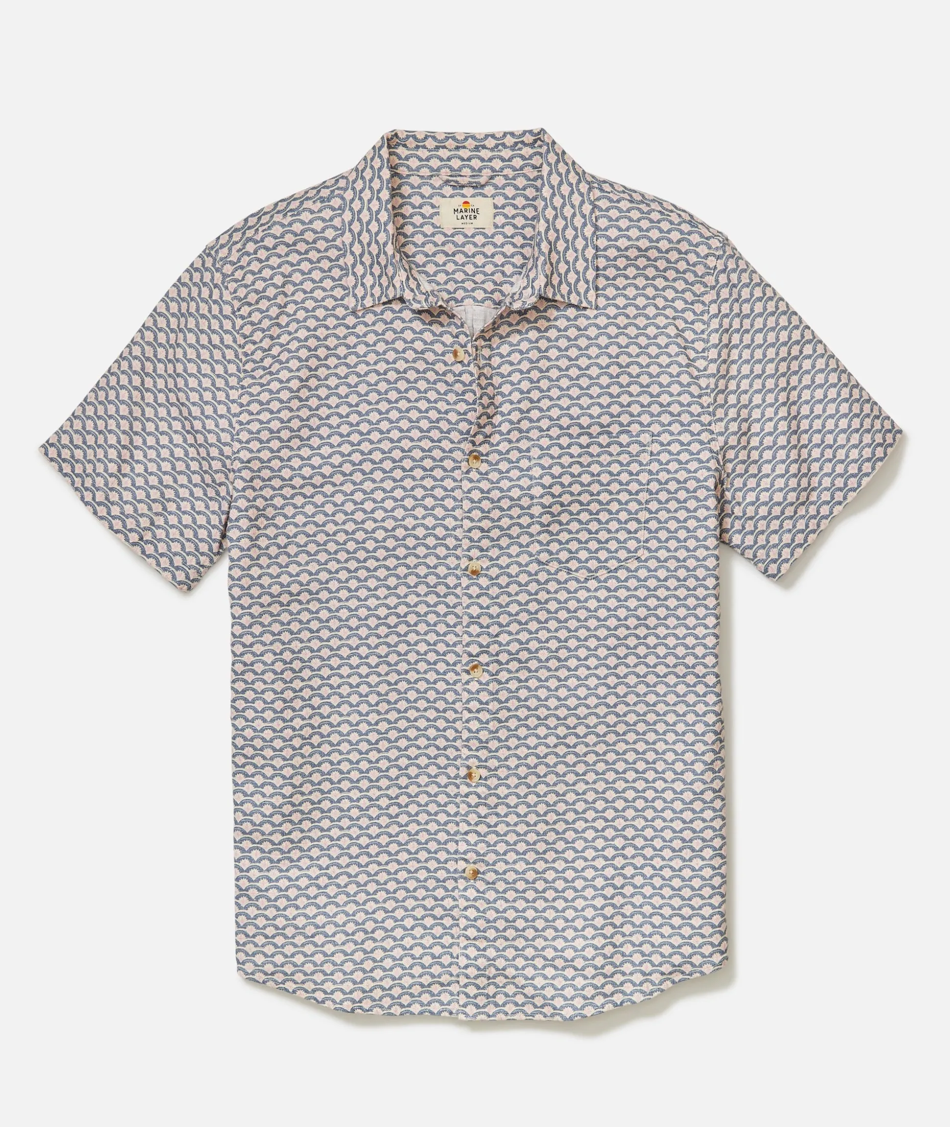 Stretch Selvage Short Sleeve Shirt