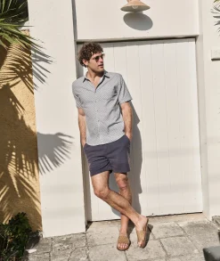 Stretch Selvage Short Sleeve Shirt