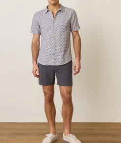 Stretch Selvage Short Sleeve Shirt