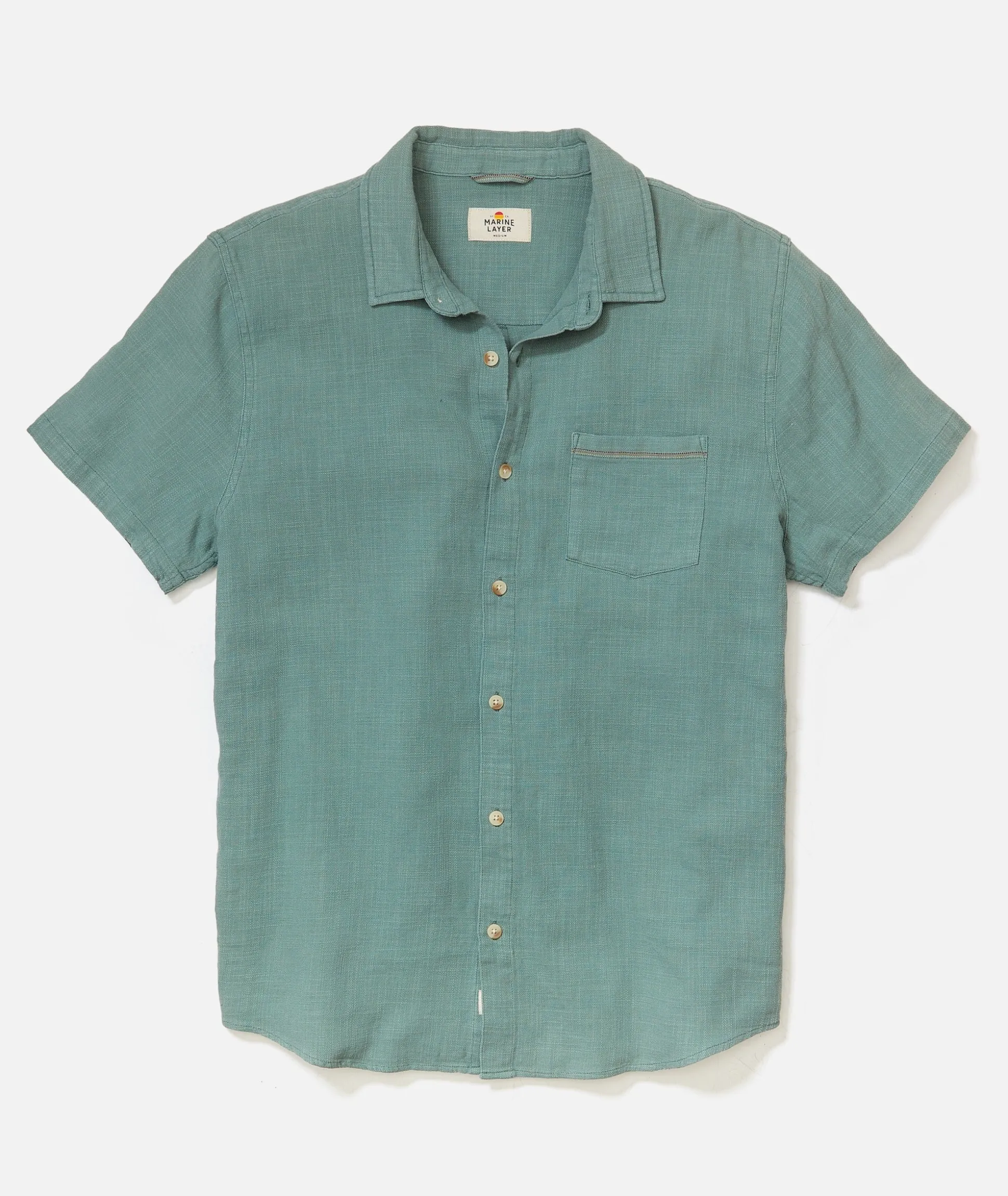 Stretch Selvage Short Sleeve Shirt