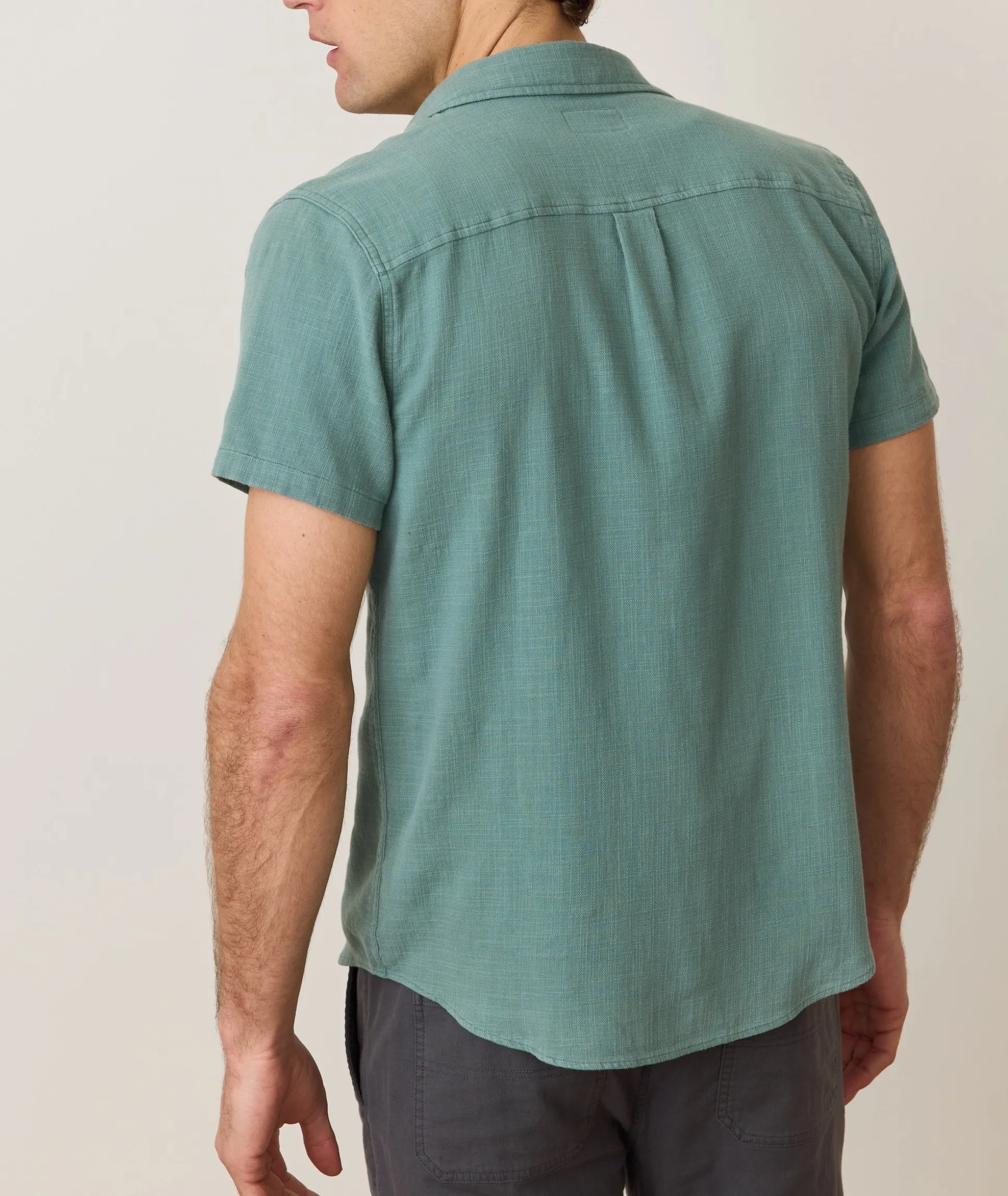 Stretch Selvage Short Sleeve Shirt