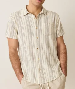 Stretch Selvage Short Sleeve Shirt