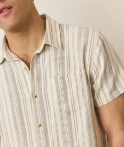 Stretch Selvage Short Sleeve Shirt