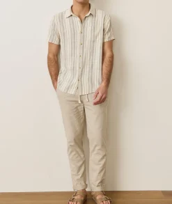 Stretch Selvage Short Sleeve Shirt