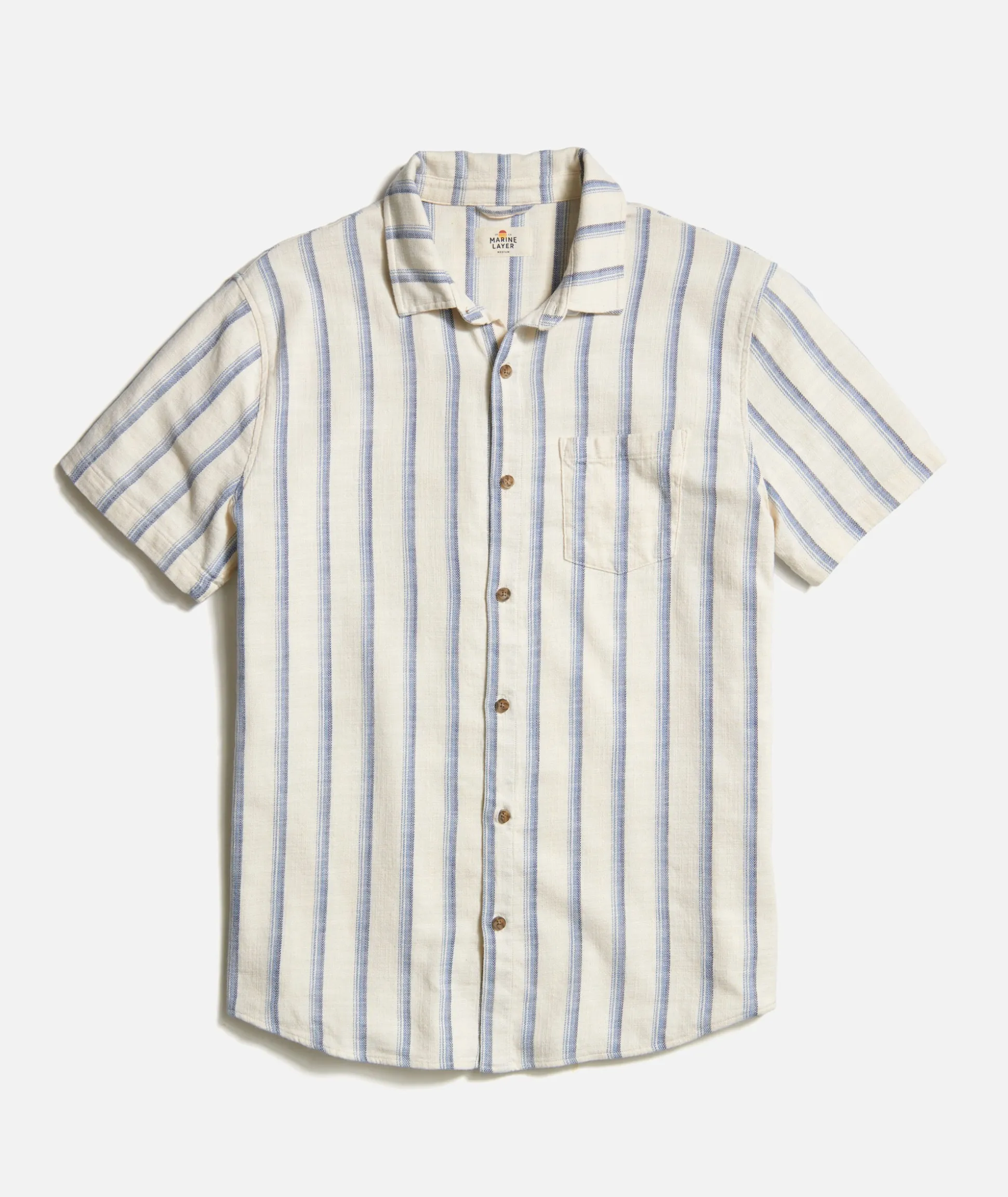 Stretch Selvage Short Sleeve Shirt
