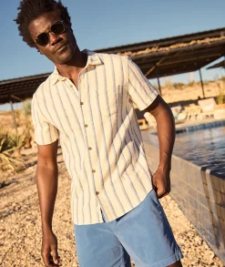 Stretch Selvage Short Sleeve Shirt