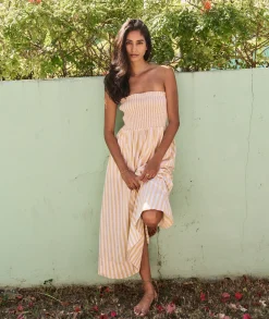 Sutton Strapless Maxi  Dress