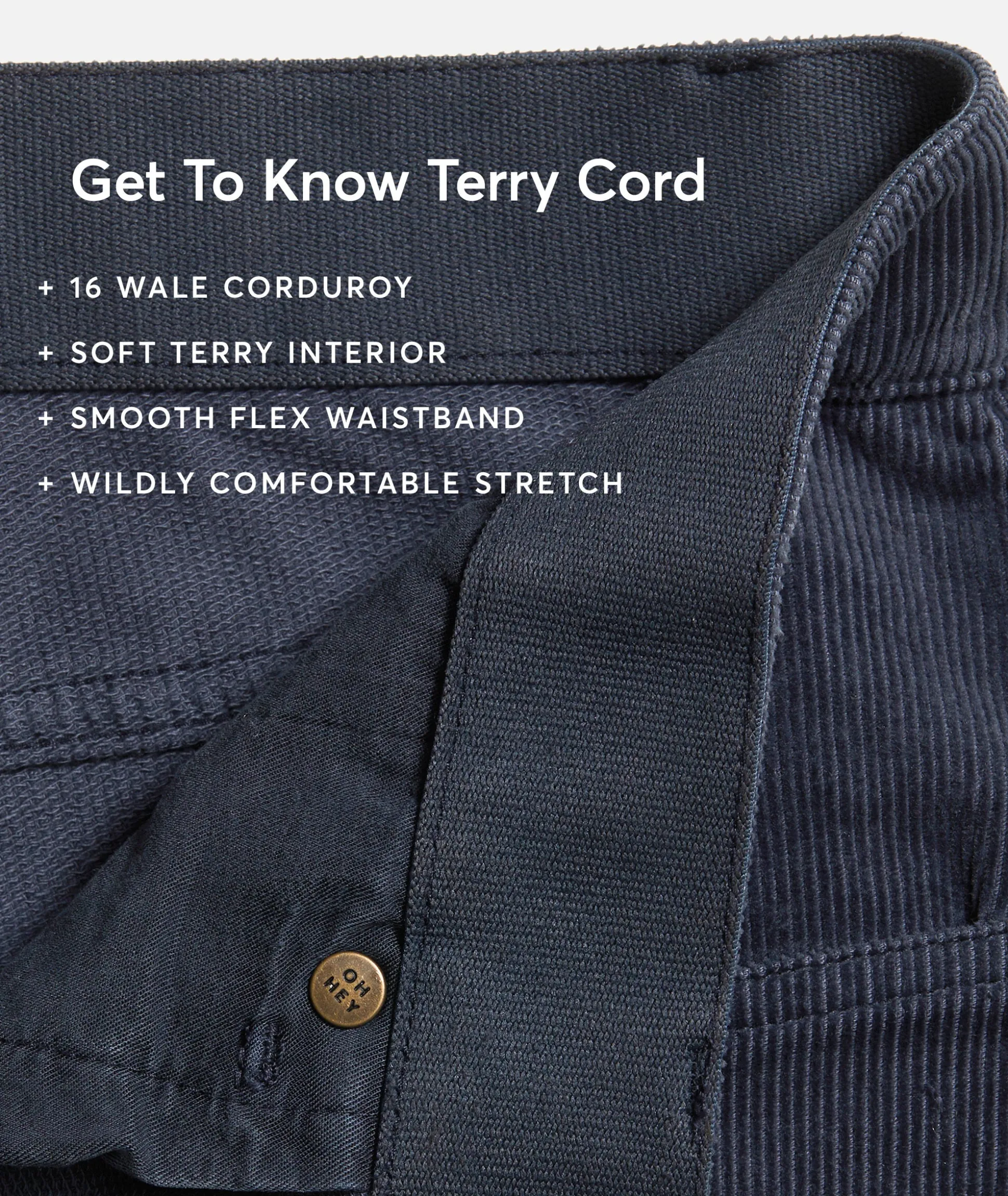 Terry Cord 5 Pocket Pant