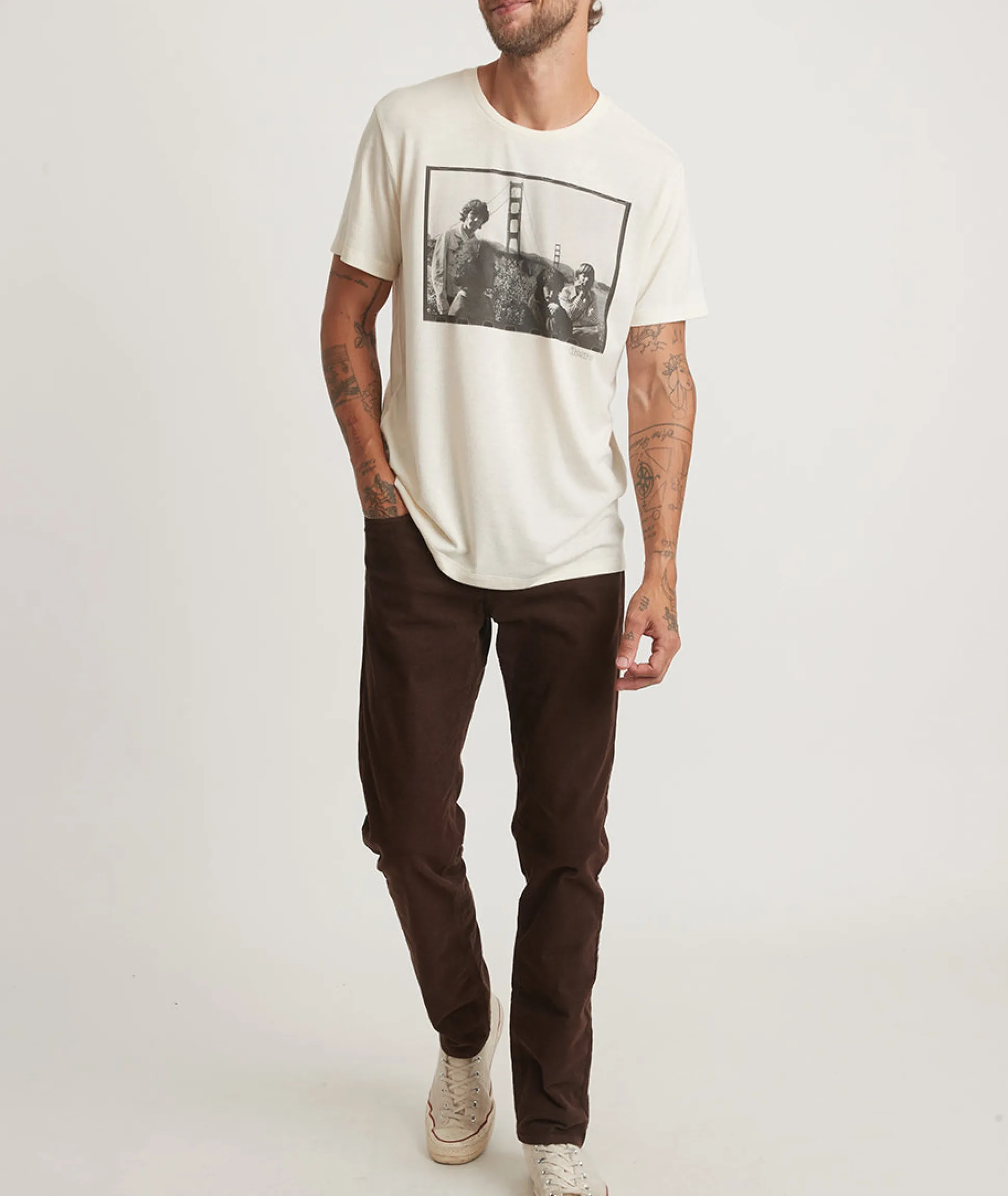 The Doors Photo Tee in Unisex Natural