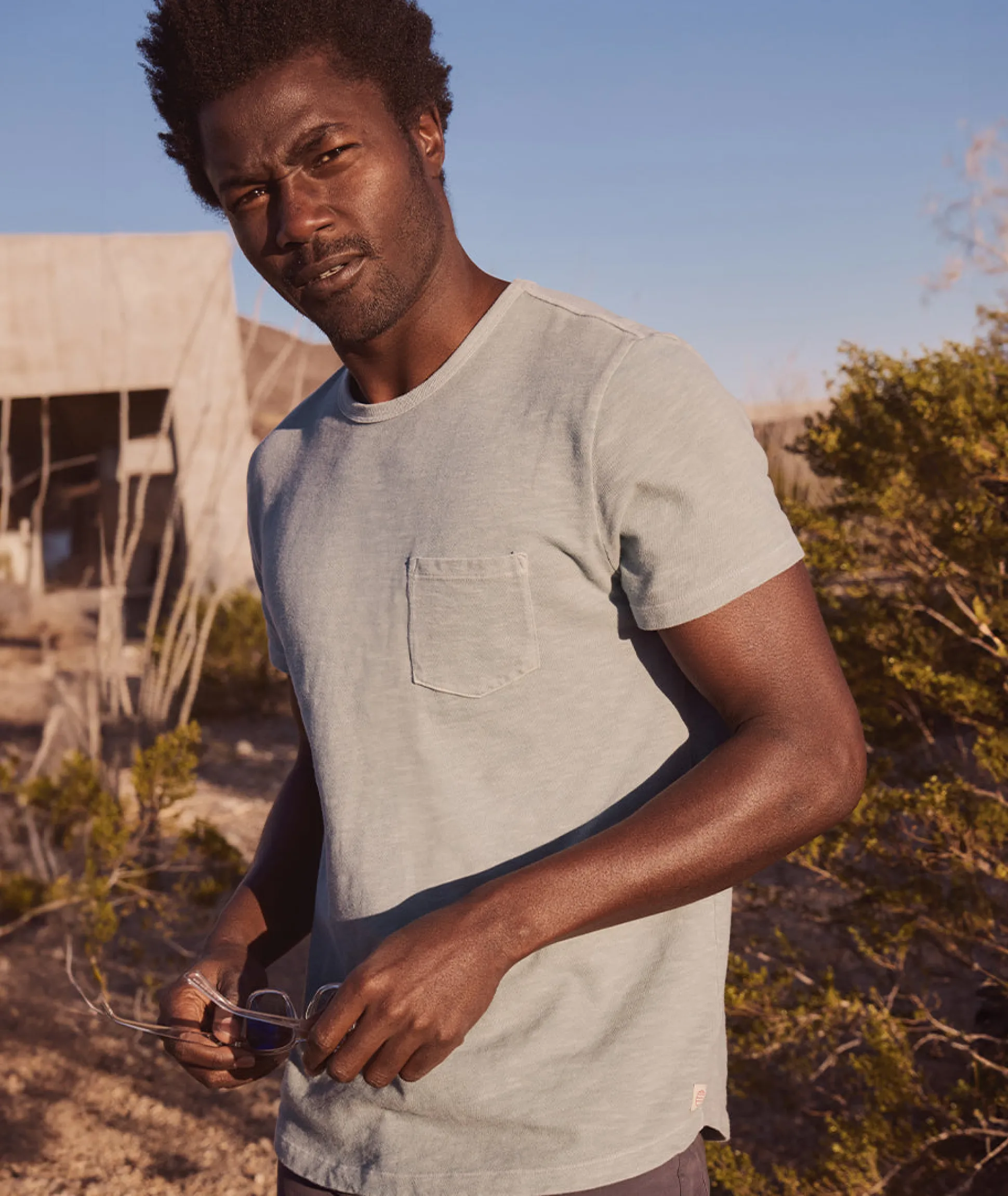 Vintage Heavy Slub Pocket Tee