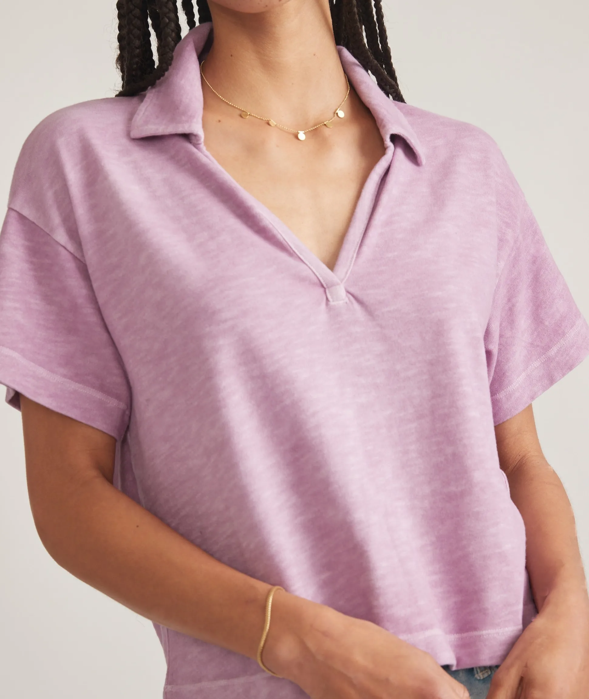 Vintage Slub Polo Tee