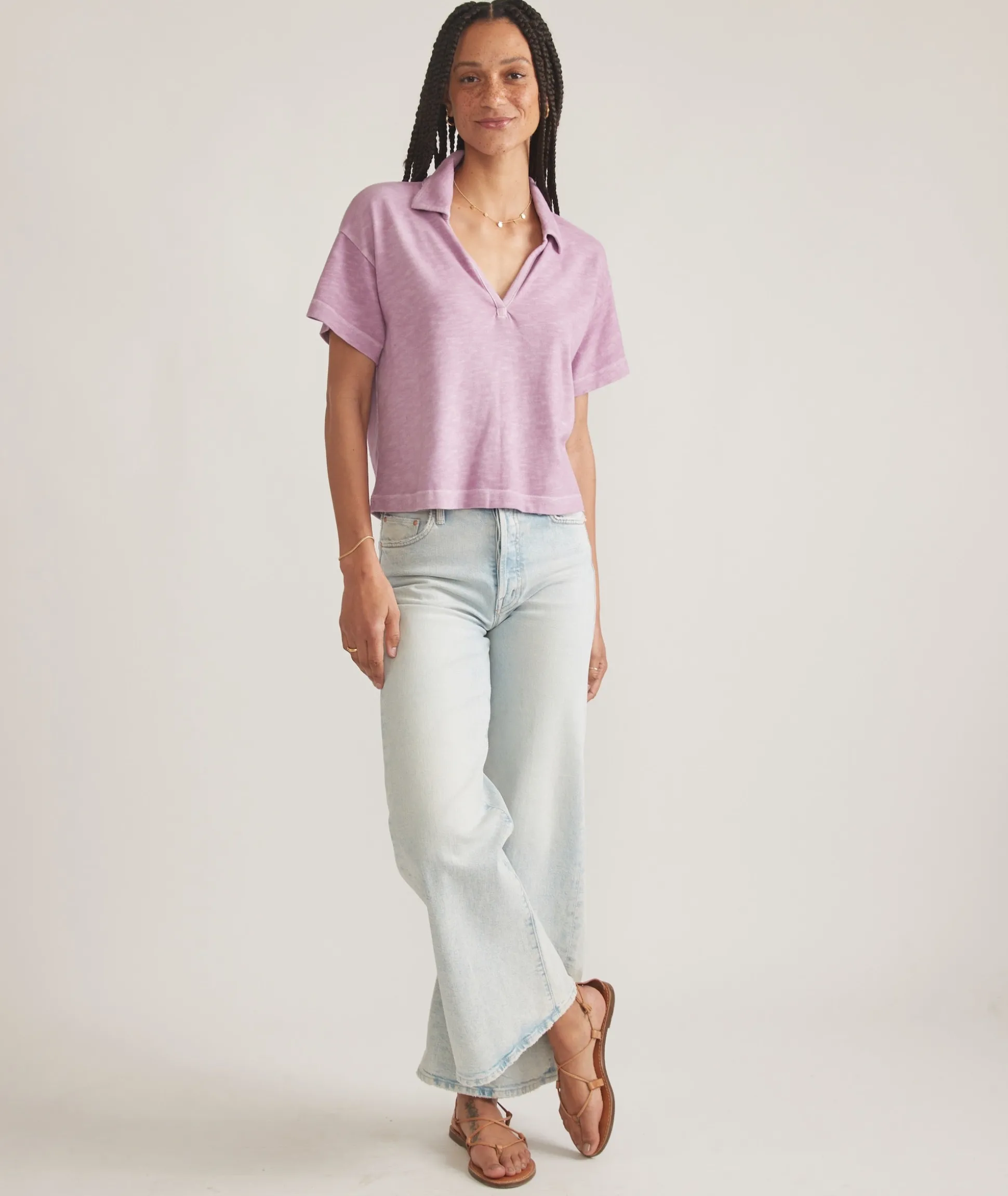 Vintage Slub Polo Tee