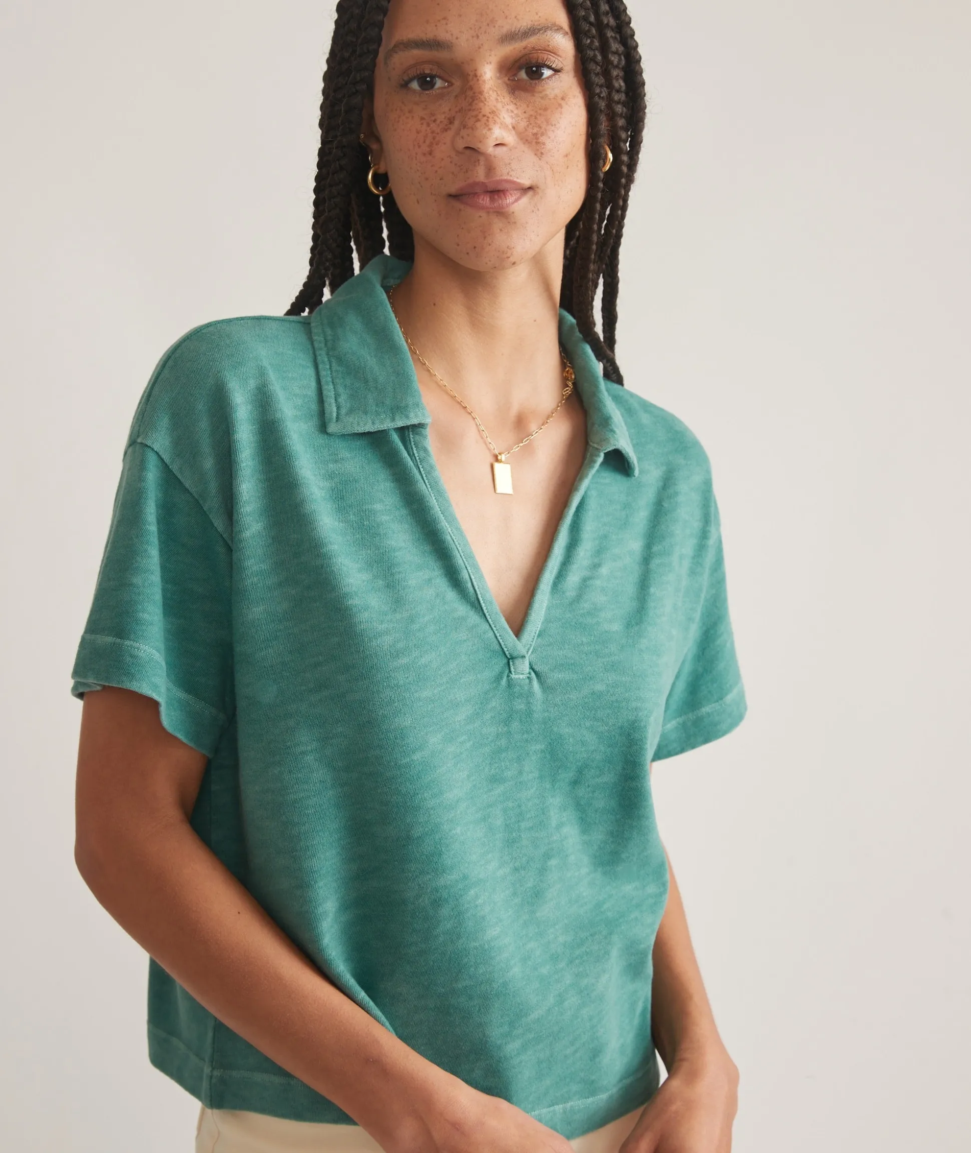 Vintage Slub Polo Tee