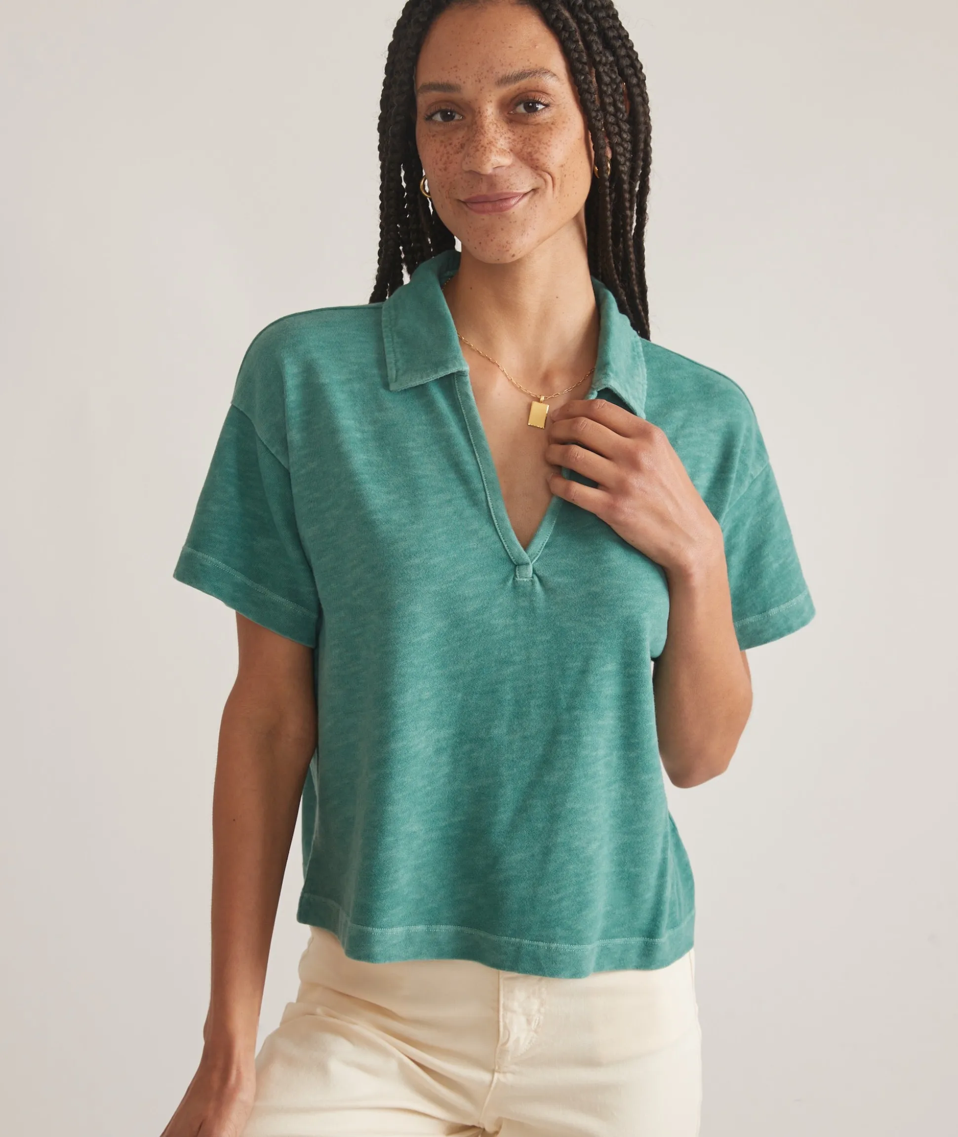 Vintage Slub Polo Tee