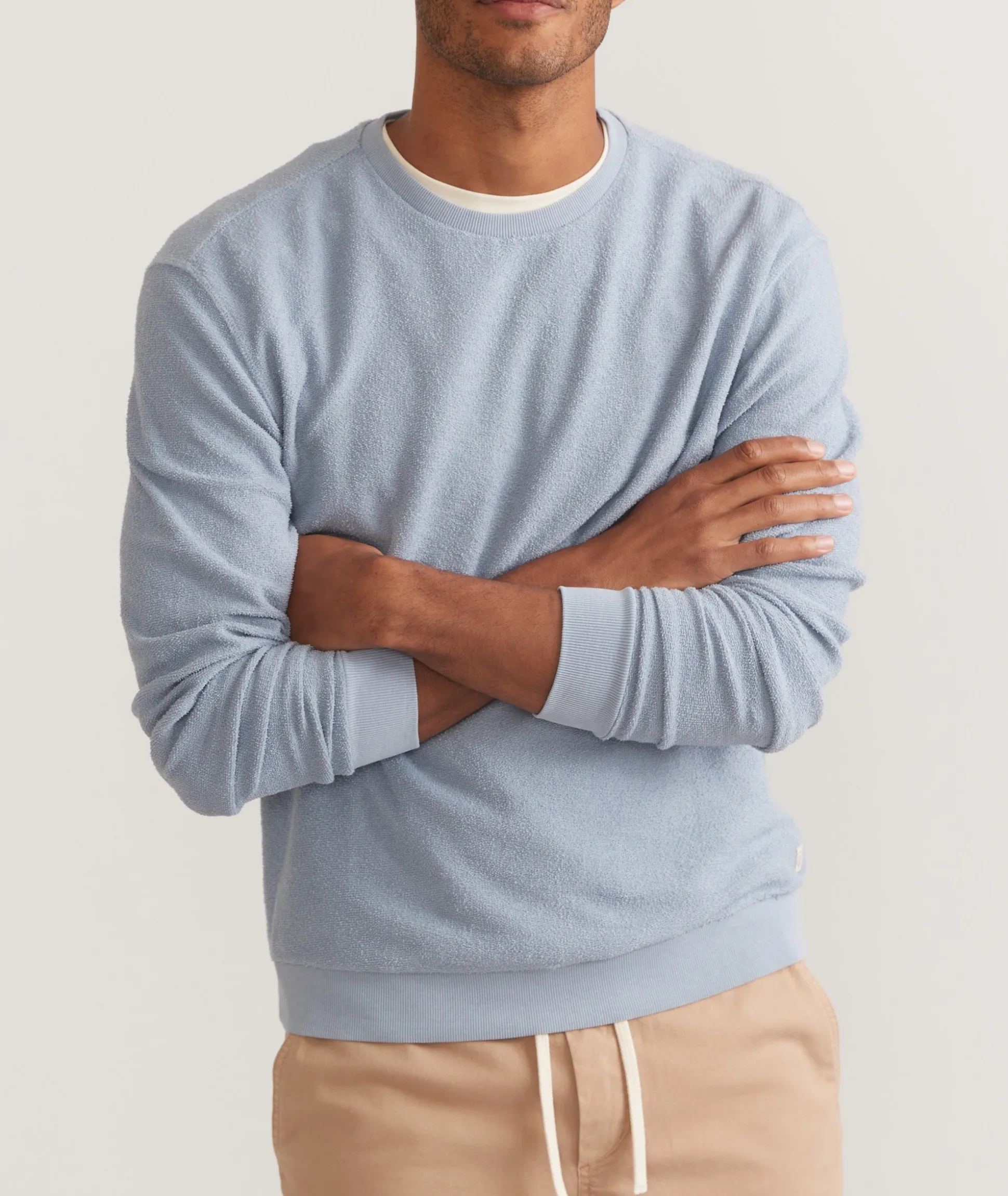 Vintage Terry Out Crewneck